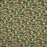 Popeline De Natal Floral Verde - Ribes y Casals