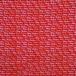 Popeline De Natal Merry Xmas Vermelho - Ribes y Casals
