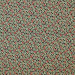 Popeline Algodão Poinsettias Verde - Ribes y Casals