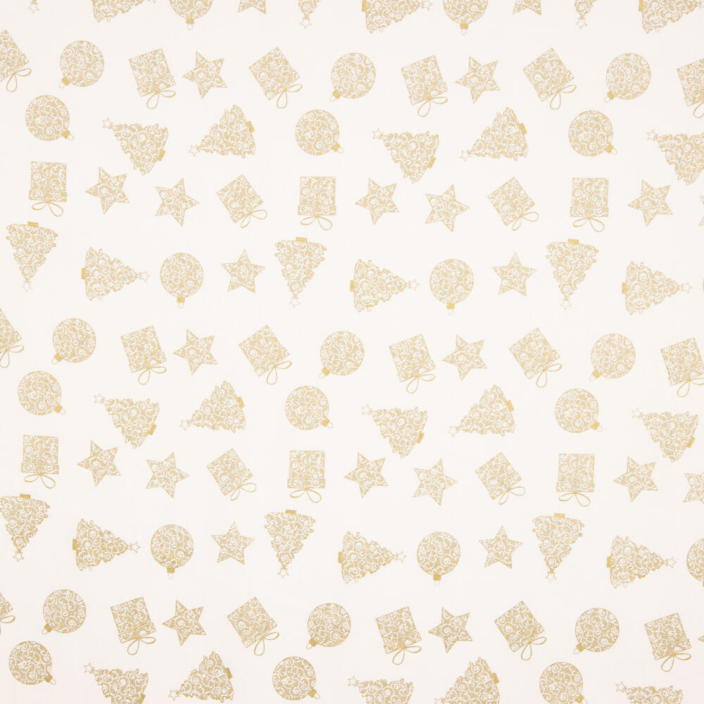 Popeline De Natal Presentes Cru - Ribes y Casals