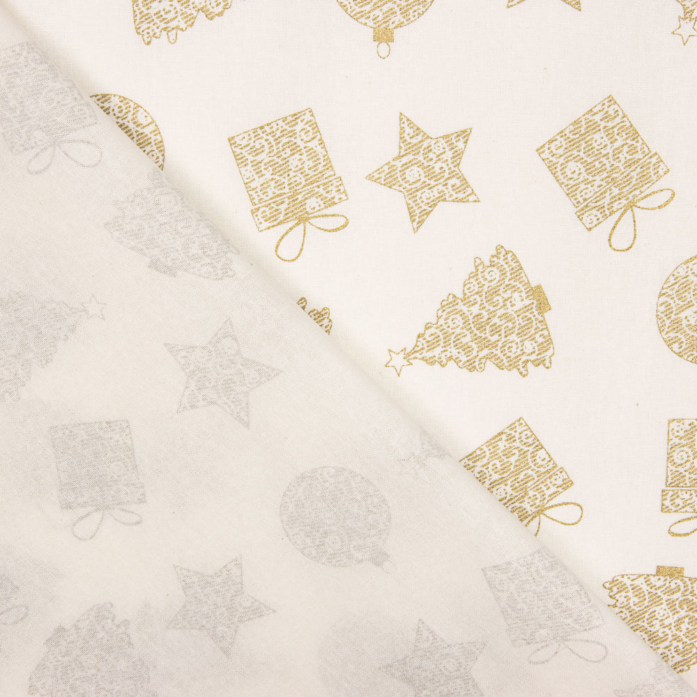 Popeline De Natal Presentes Cru - Ribes y Casals