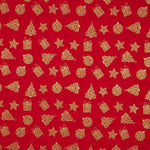 Popeline De Natal Presentes Vermelho - Ribes y Casals