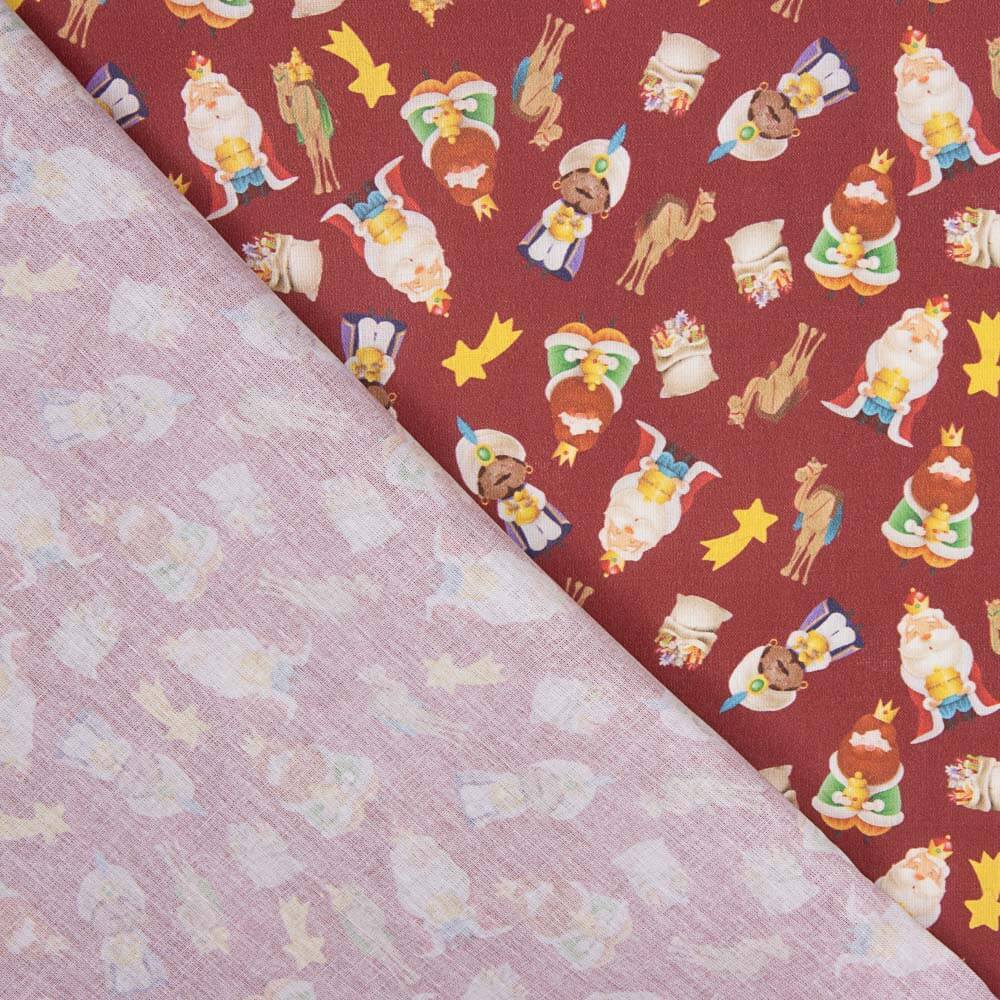 Popeline De Natal  Reis Magos - Ribes y Casals