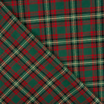 Popeline De Natal Tartan Lurex Vermelho E Verde - Ribes y Casals