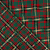 Popeline De Natal Tartan Lurex Vermelho E Verde - Ribes y Casals