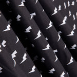 Popeline Algodão Relâmpago Preto - Ribes y Casals