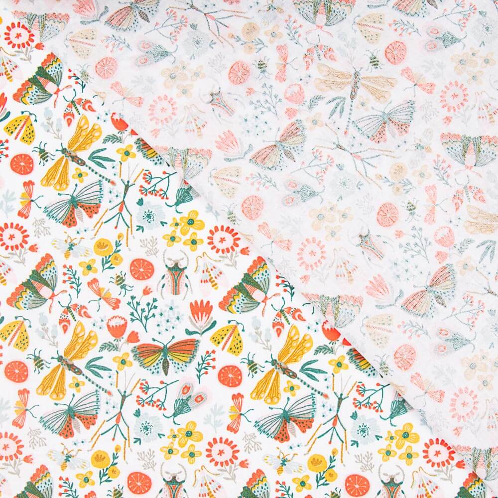 Popelín Oeko Tex Neverland Blanco - Ribes y Casals