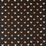 Popelín Oeko Tex Polly Negro - Ribes y Casals