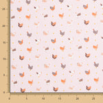 Popelín Oeko Tex Polly Rosa - Ribes y Casals