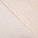 Popelín Orgánico Plumas Fondo Beige - Ribes y Casals