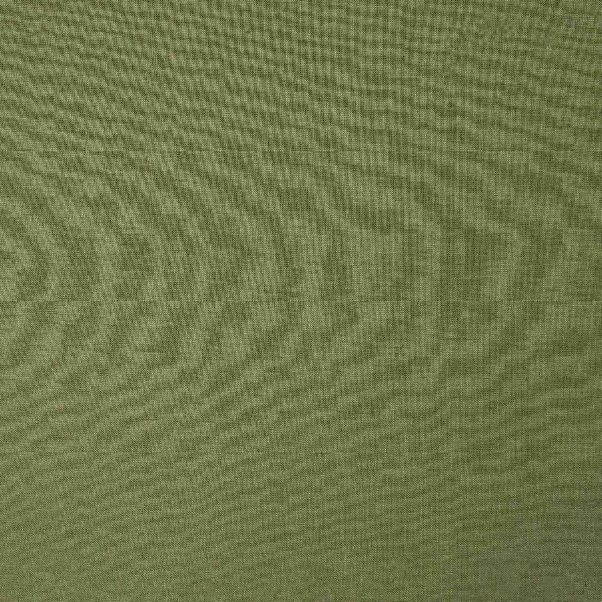 Retal Popelín Basic Algodón Verde Army 170x150 cms - Ribes y Casals