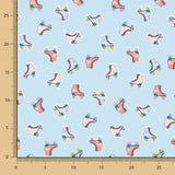 Popelín Patines Azul - Ribes y Casals