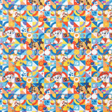 Popelín Cretona Paw Geometry - Ribes y Casals