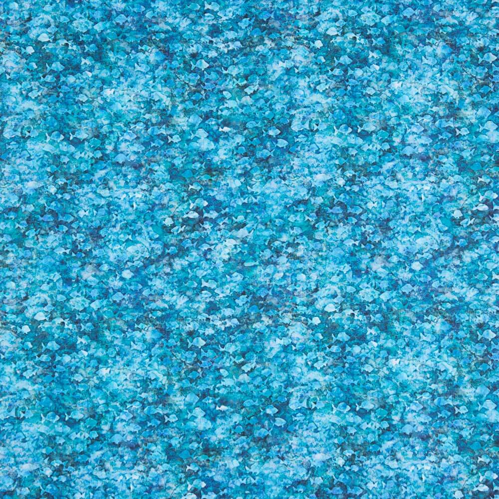 Patchwork Americano Batik Peixes Turquesa - Ribes y Casals