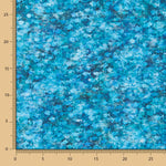 Patchwork Americano Batik Peixes Turquesa - Ribes y Casals