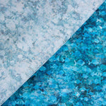 Patchwork Americano Batik Peixes Turquesa - Ribes y Casals