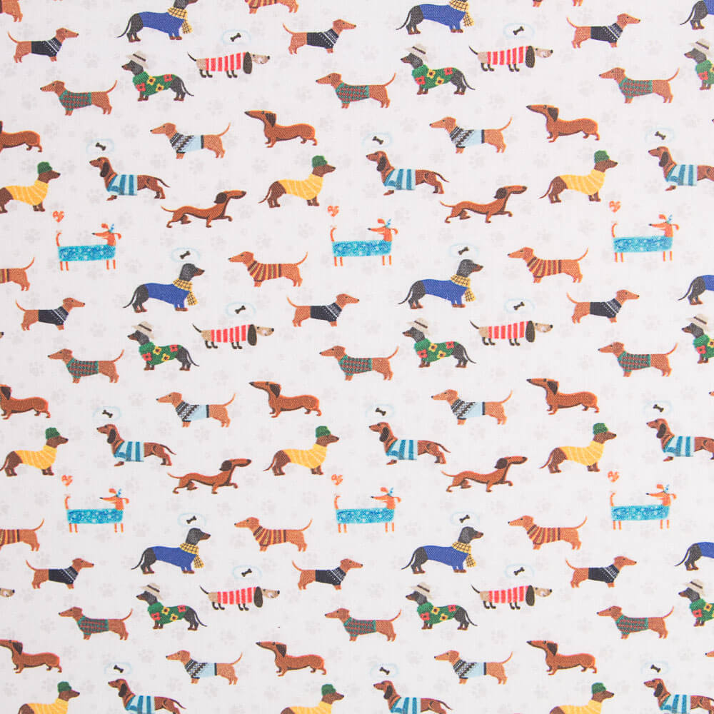 Popeline Cachorrinhos - Ribes y Casals