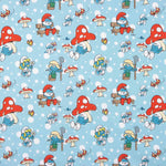 Popelín Cretona Los Pitufos - Ribes y Casals