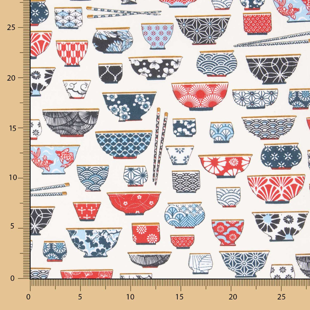 Popeline Resinada Tigela Chinesa - Ribes y Casals