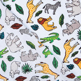 Popelín Safari Azul Celeste - Ribes y Casals