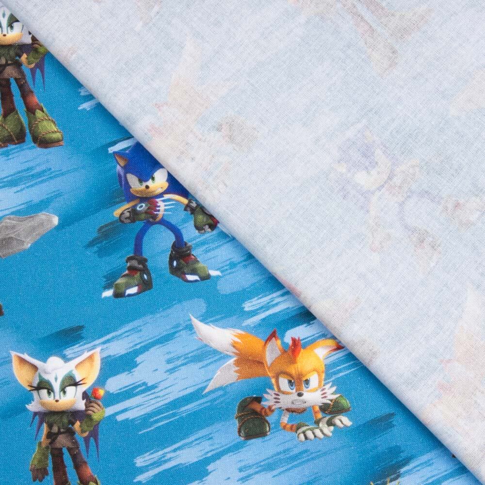 Popeline Sonic Friends - Ribes y Casals