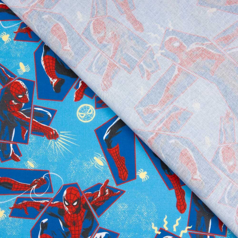 Popeline Homem-Aranha Azul - Ribes y Casals