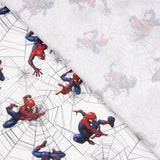 Popeline Homem-Aranha Branco - Ribes y Casals