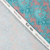 Voile Algodão Supima Print 07 Verde - Ribes y Casals