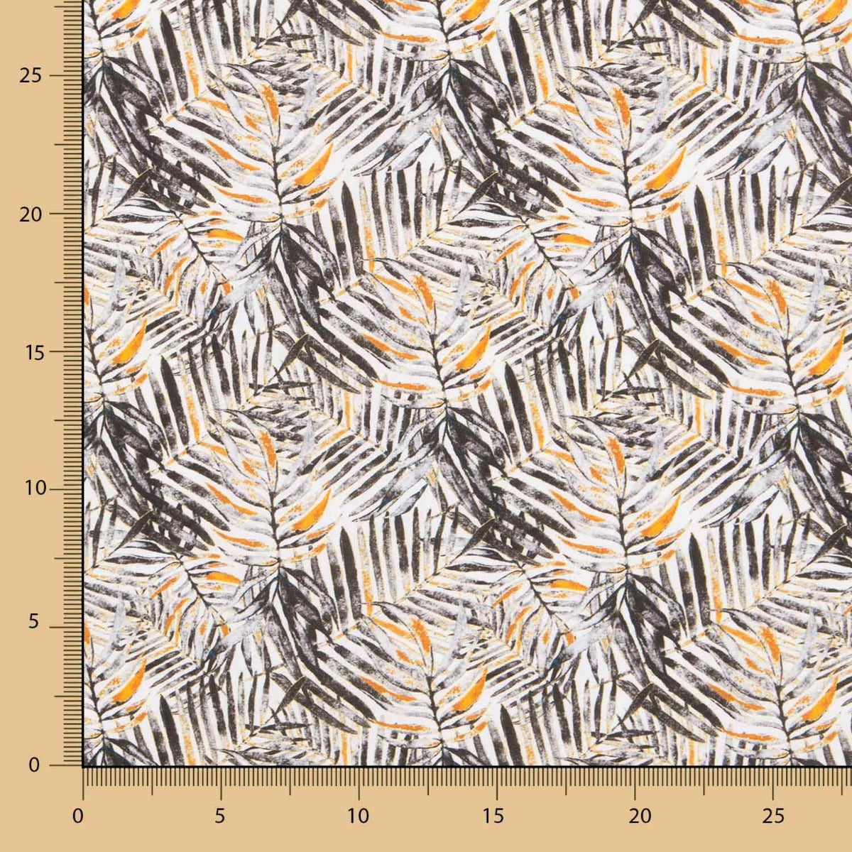 Popeline Tropical Ocre - Ribes y Casals