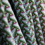 Popeline Viscose Leques Wax Verde - Ribes y Casals