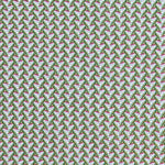 Popeline Viscose Leques Wax Verde - Ribes y Casals