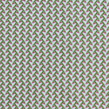 Popeline Viscose Leques Wax Verde - Ribes y Casals