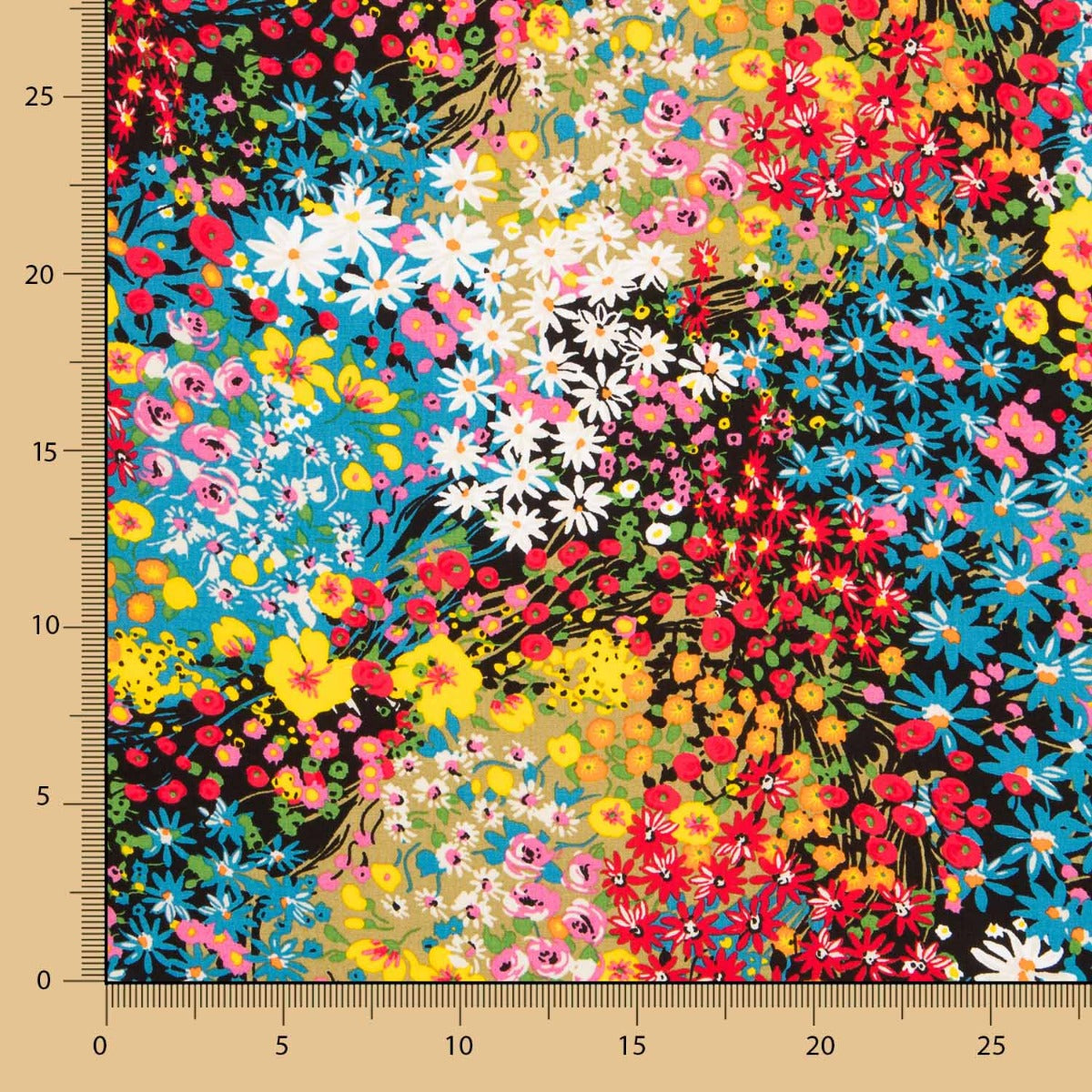 Popeline Viscose Alicia Multicor - Ribes y Casals