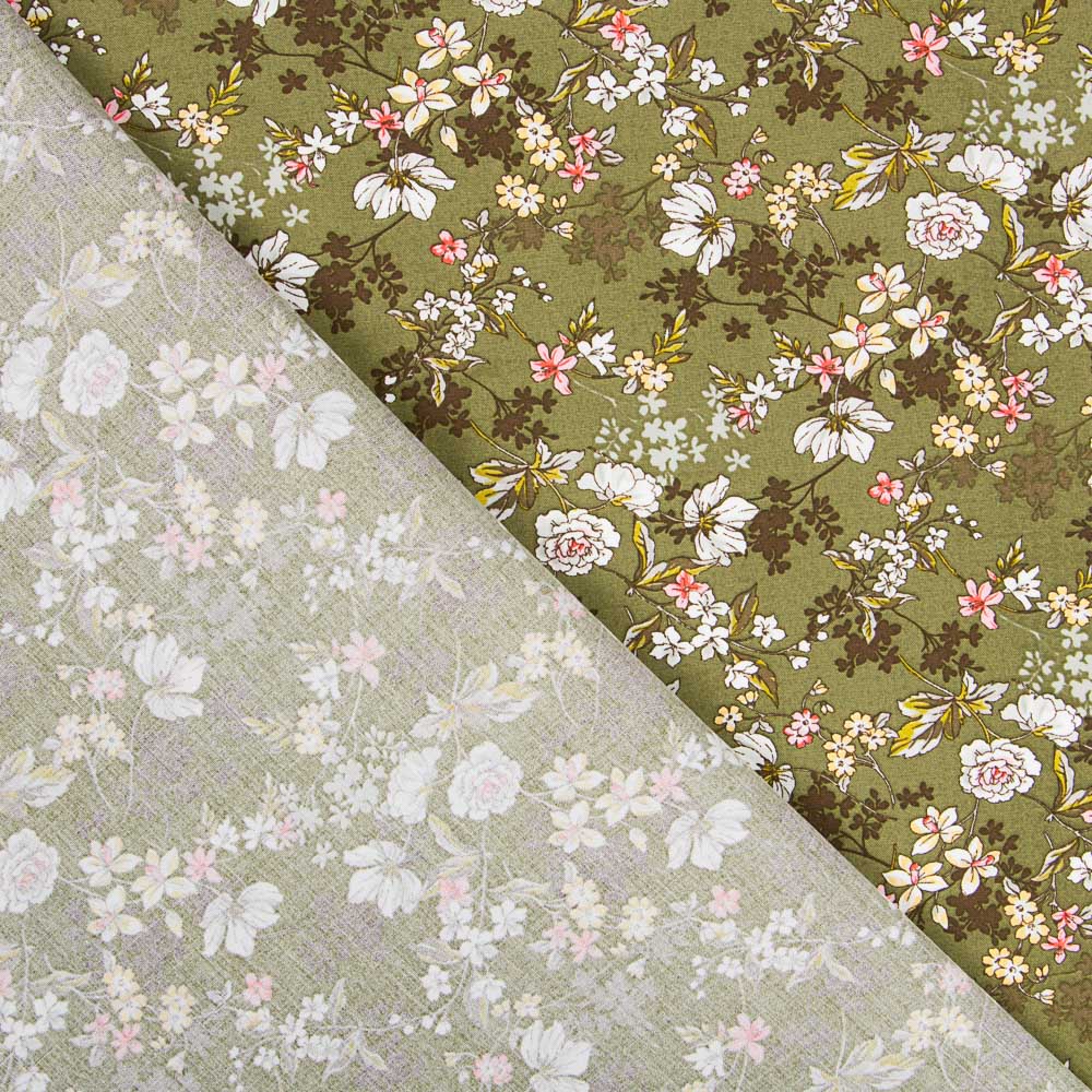 Popeline Viscose Anais Cáqui - Ribes y Casals