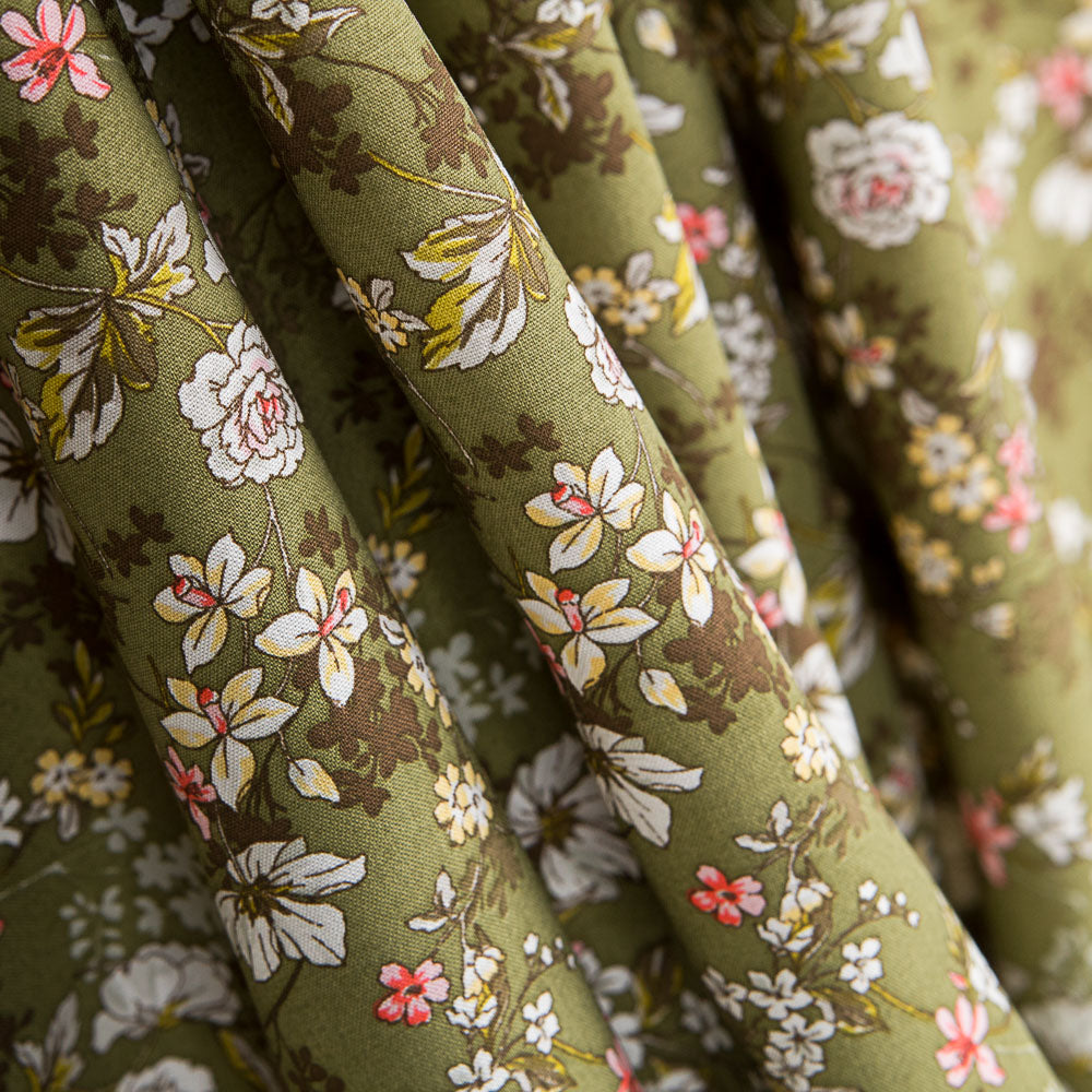 Popeline Viscose Anais Cáqui - Ribes y Casals