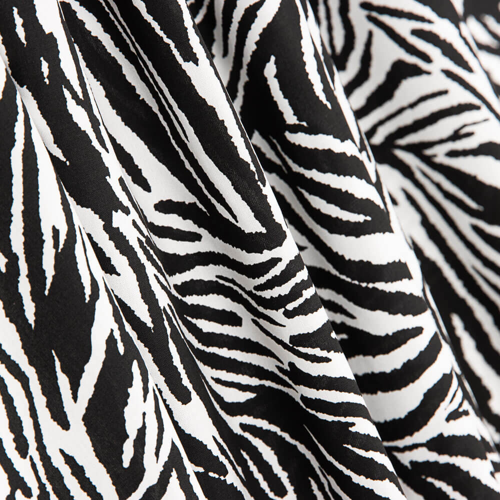 Popeline Viscose Zebra - Ribes y Casals