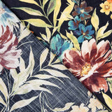 Popeline Viscose Floral Marinho - Ribes y Casals