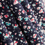 Popeline Viscose Greta Azul Marinho - Ribes y Casals