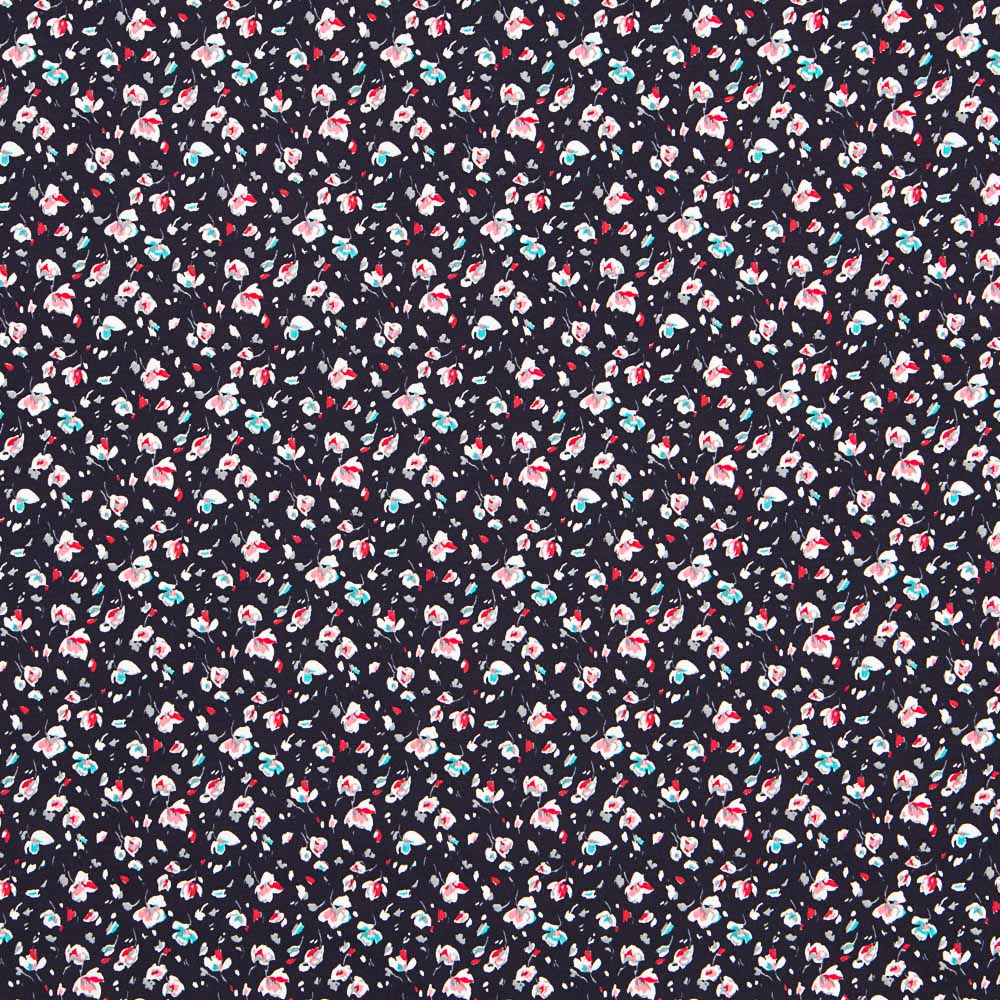 Popeline Viscose Greto Preto - Ribes y Casals