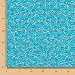 Popeline Viscose Irene Turquesa - Ribes y Casals