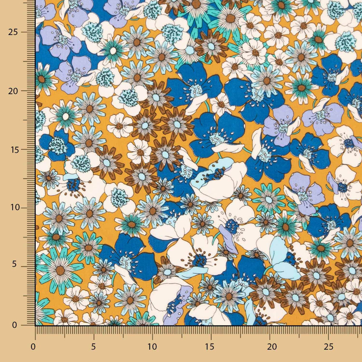 Popeline Viscose Joplin Amarela - Ribes y Casals