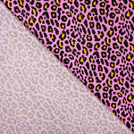 Popeline Viscose Leopardo Rosa - Ribes y Casals