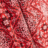 Popeline Viscose Nana Vermelha - Ribes y Casals