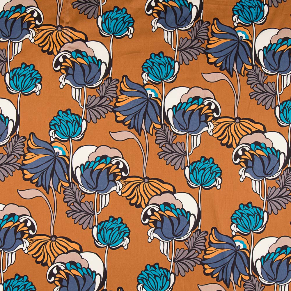 Viscose Lírios Caramelo - Ribes y Casals