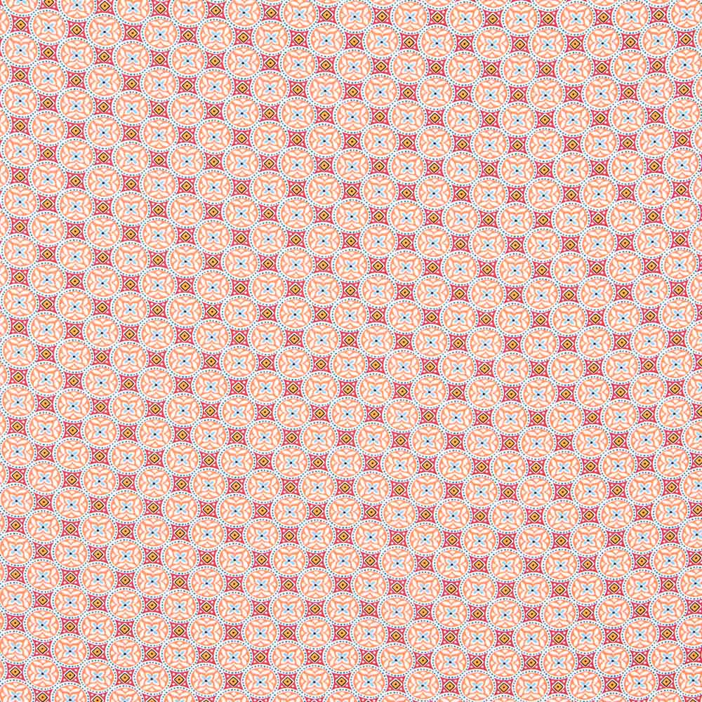 Popeline Viscose Tailhe Laranja - Ribes y Casals