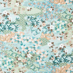Popeline Viscose Tropical Wax Agua - Ribes y Casals