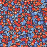 Popeline de Algodão Berry Azul - Ribes y Casals
