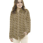 Popeline de Algodão Cashmere Castanho - Ribes y Casals