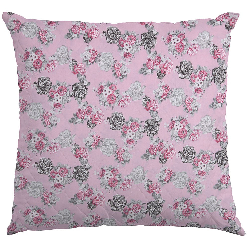 Popeline de Algodão Rosas Rosa - Ribes y Casals