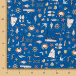 Retal Popelín Algodón Fisherman 130x150 cm - Ribes y Casals